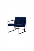 Fauteuil à oreilles - Dark Blue - 118BRN1182