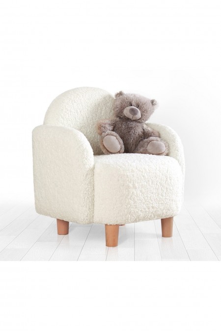 Fauteuil à oreilles pour enfant - White - 209FLF1116