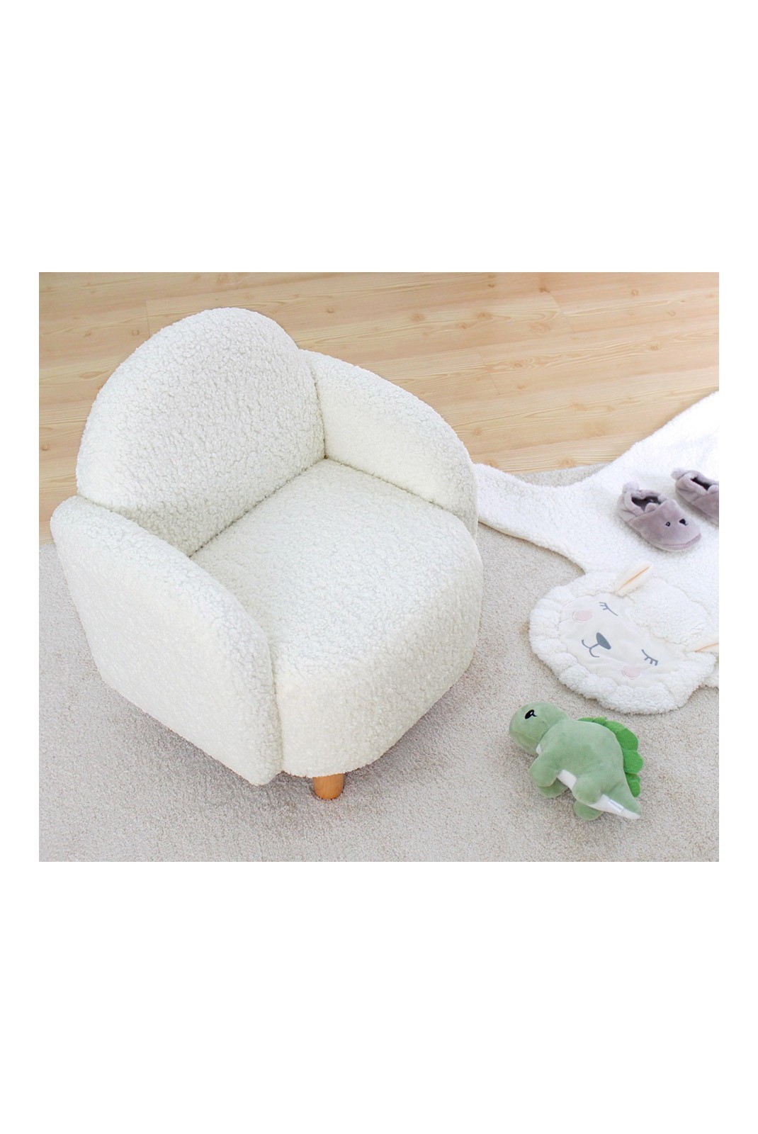 Fauteuil à oreilles pour enfant - White - 209FLF1116