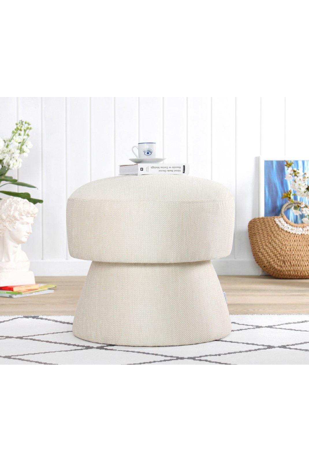 Pouf - Cream - 209FLF1364