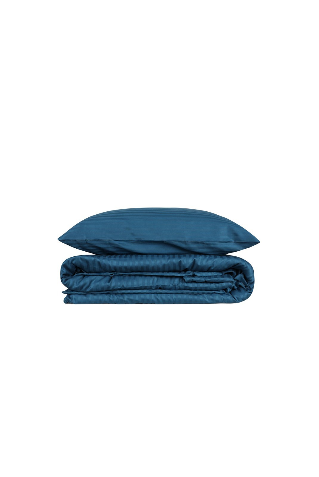 Ensemble de housse de couette en satin pour lit super king size - 260x220 - Blue - 907