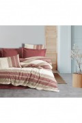 Ensemble de housse de couette renforcé Super King - 260x220 - Claret Red - 611