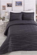 Ensemble de Couvrelit matelassé King - 240x220 - Grey / Anthracite - 061