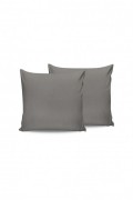 Ensemble de taies d'oreiller - 60x60 - Dark Grey - 106