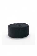 Pouf - Anthracite / Pink - 825BLC1611