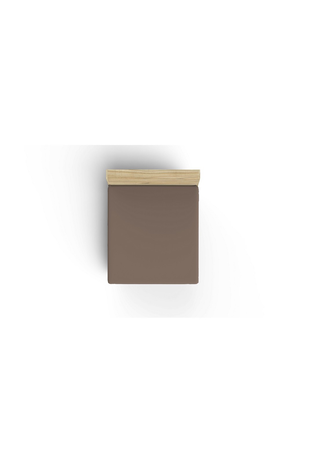 Drap housse simple renforcé Small - 90x190+30 - Brown - 122