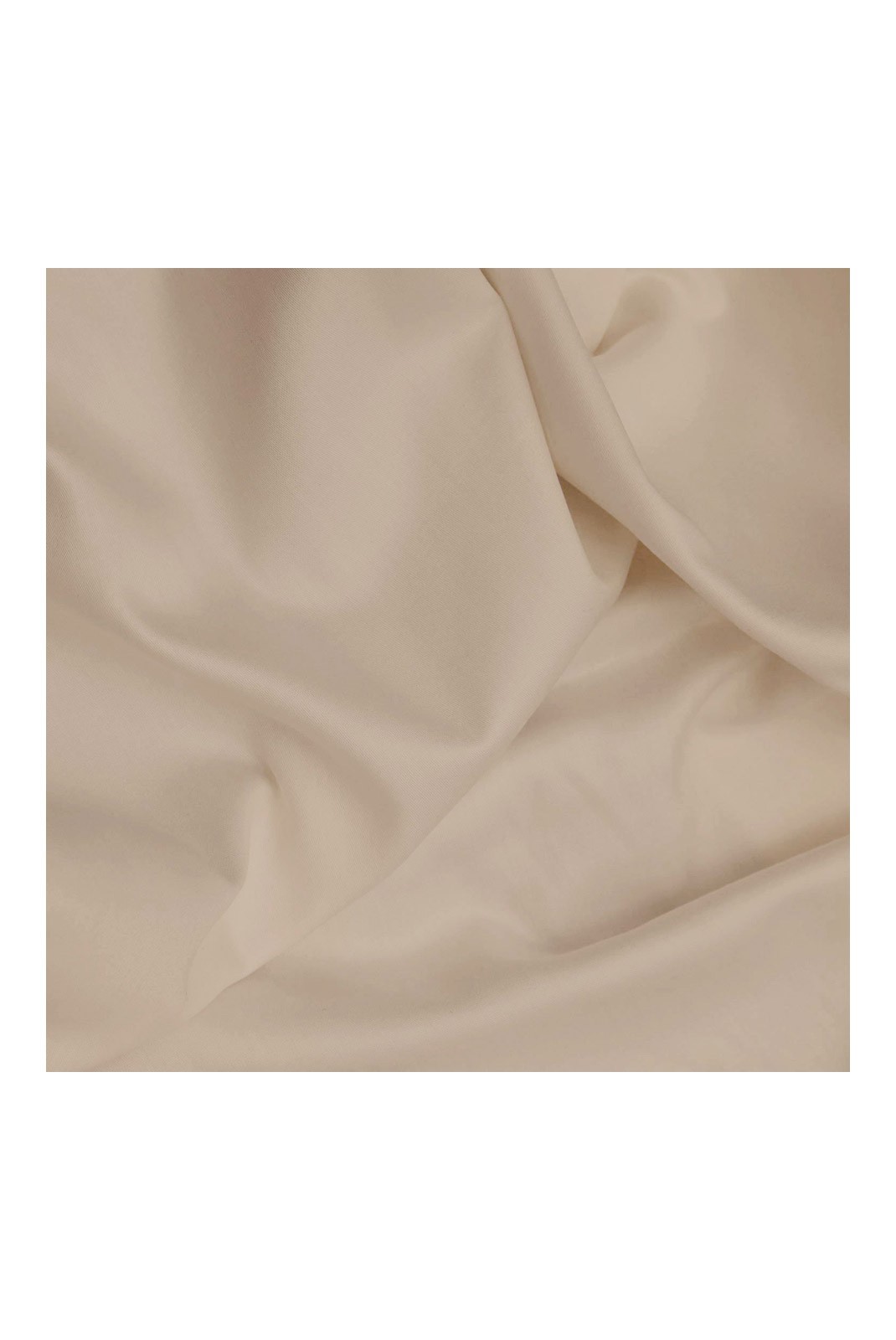 Drap housse simple en satin - 90x190+30 - Beige - 128