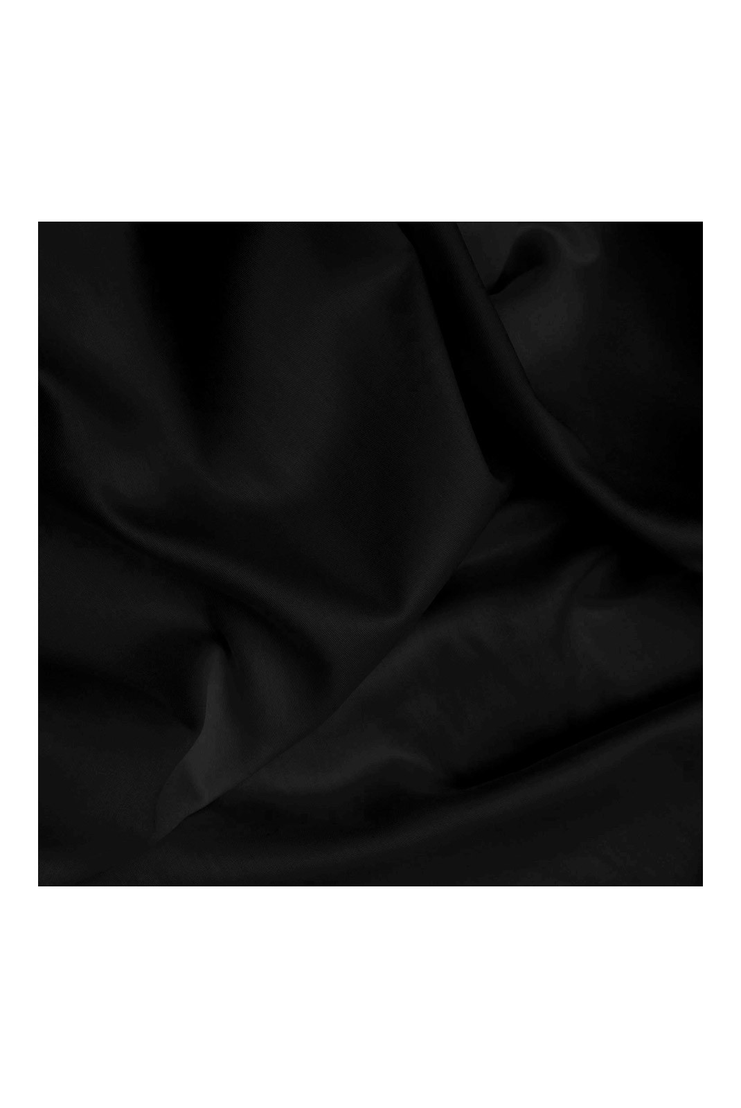 Drap housse simple en satin - 90x190+30 - Black - 129