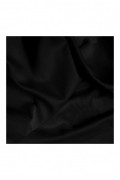 Drap housse simple en satin - 90x190+30 - Black - 129