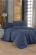 Ensemble de housse de couette renforcé Super King - 260x220 - Dark Blue - 210