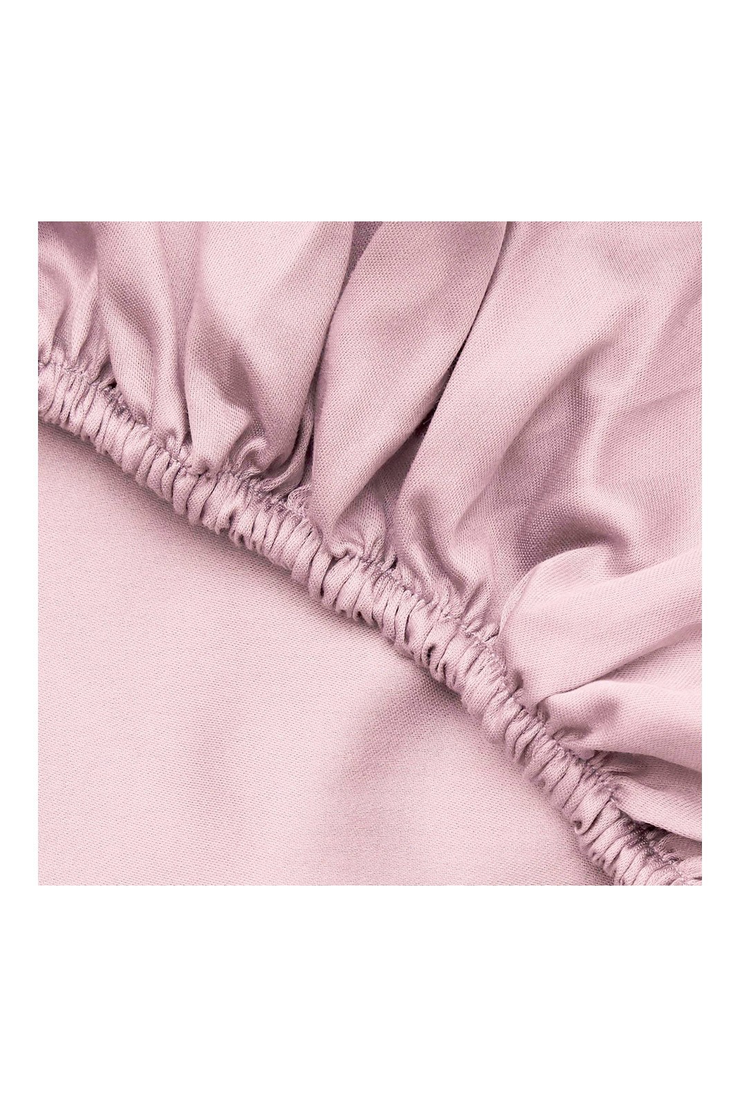 Drap housse en satin King size - 160x200+30 - Light Pink - 131