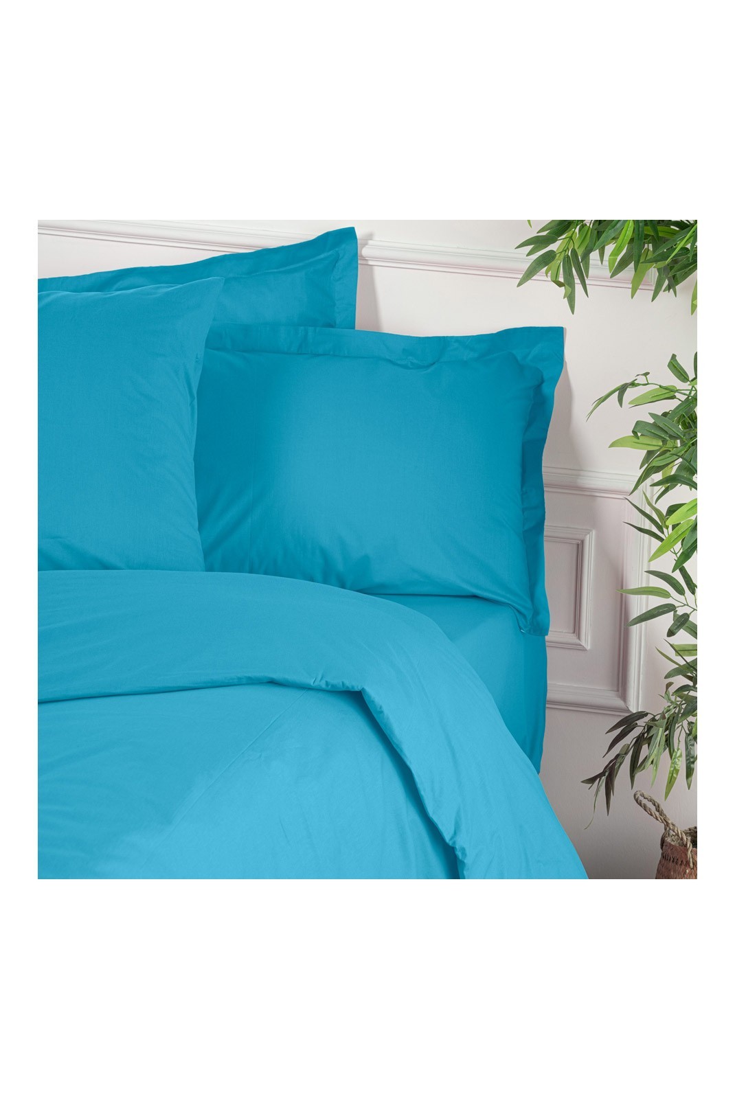 Housse de couette renforcé King - 240x220 - Turquoise - 118