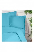 Housse de couette renforcé King - 240x220 - Turquoise - 119