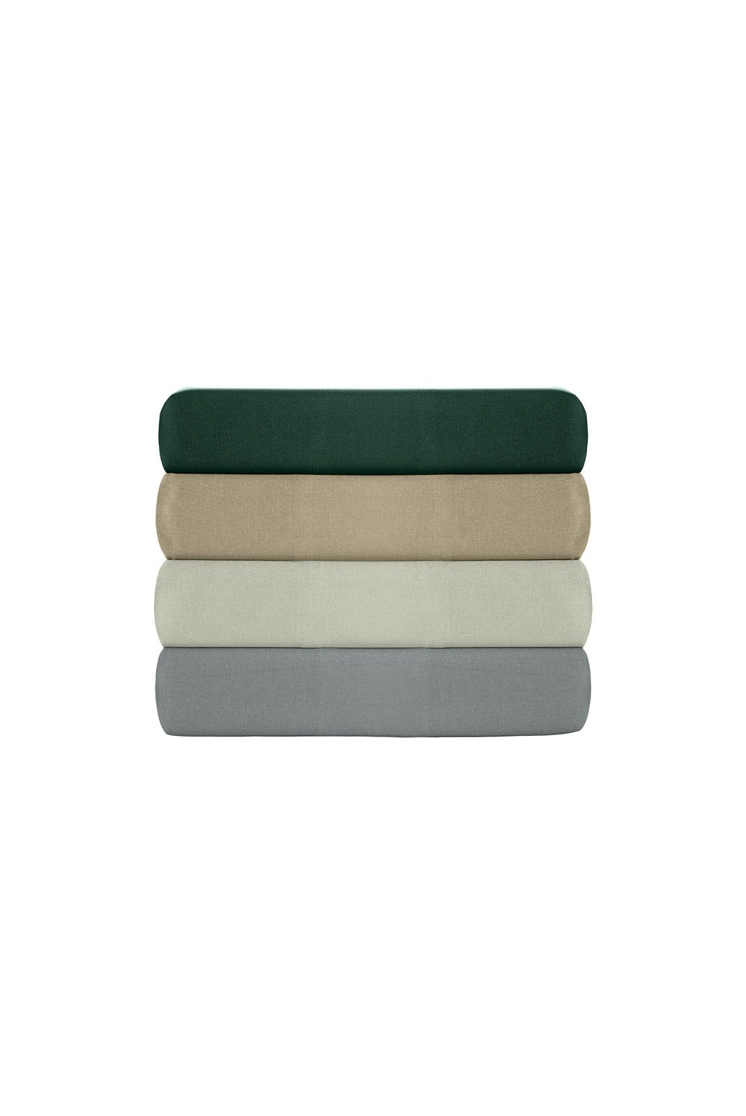 Drap housse simple renforcé Small - 90x190+30 - Dark Green - 112