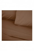 Drap housse simple renforcé - 90x200+30 - Brown - 125