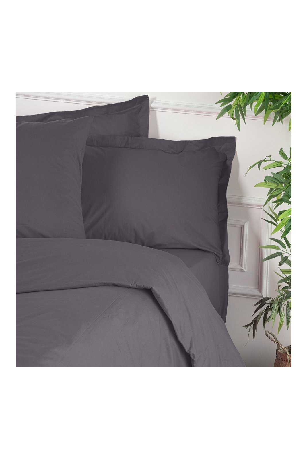 Housse de couette renforcé Super King - 260x220 - Dark Grey - 121