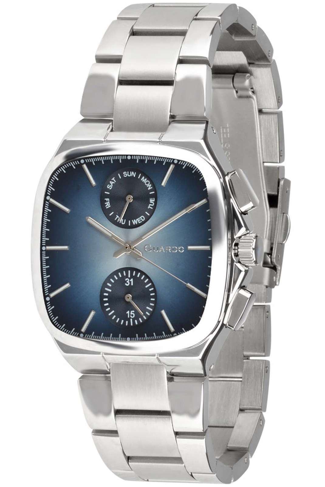 Montre - GUARDO - Silver/Blue/Silver - 012688-1