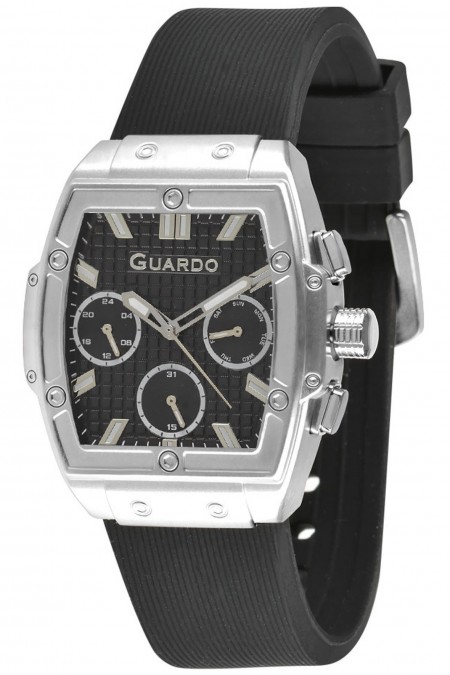 Montre - GUARDO - Silver/Black/ Black - 012690-8