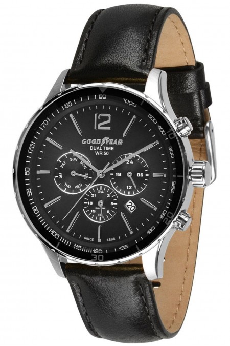 Montre - GOODYEAR - Silver/Black-Gun/Black - G.S01260.01.04