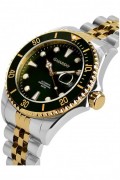 Montre - GUARDO - Silver-Gold/Green/Silver-Gold - SA03015-2