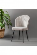 Ensemble de chaises (2 pièces) - Cream / Black - K1139