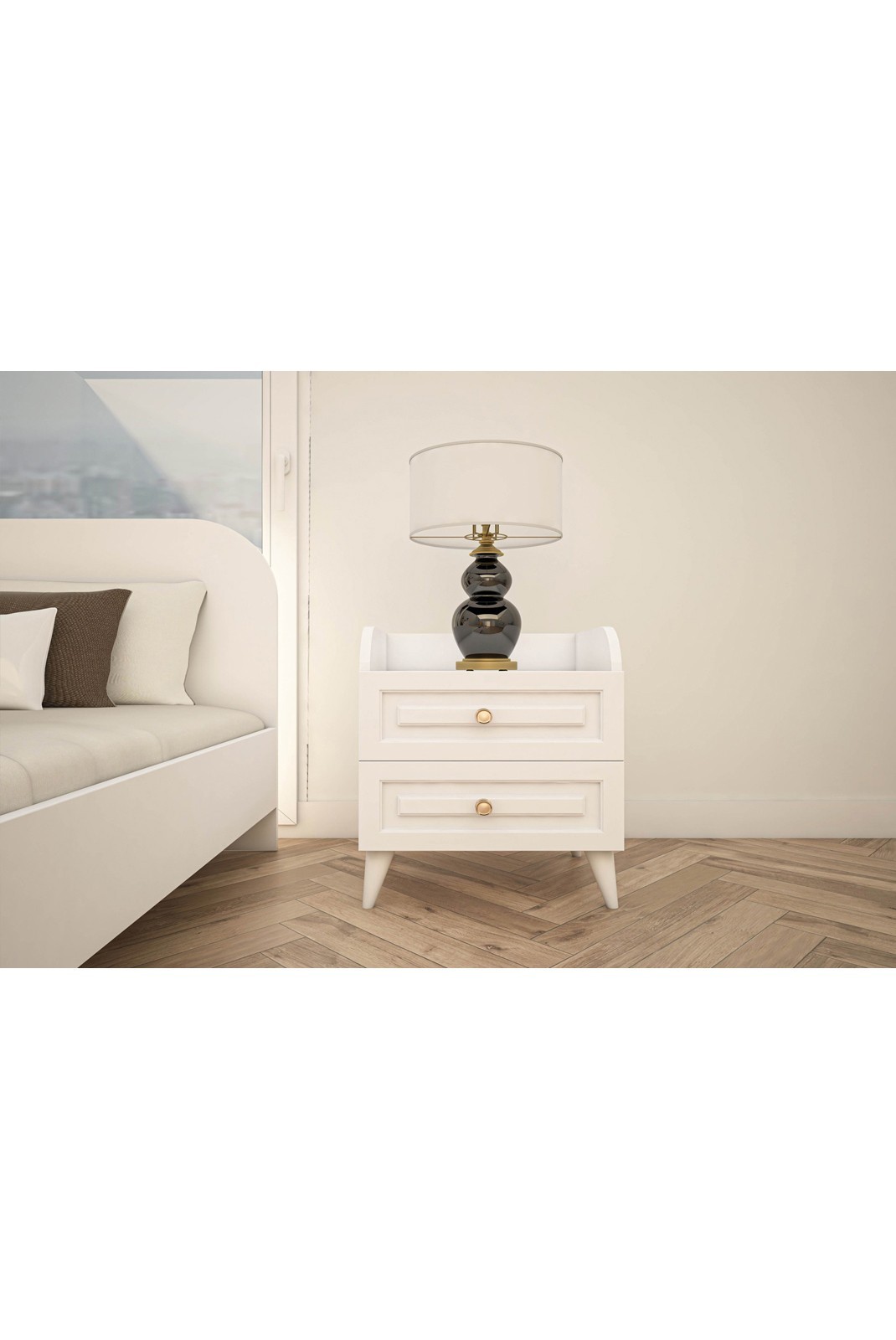 Table de nuit - White - N1183