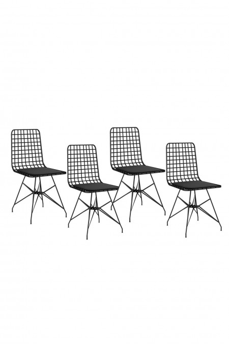 Ensemble de chaises (4 pièces) - Black - G1607