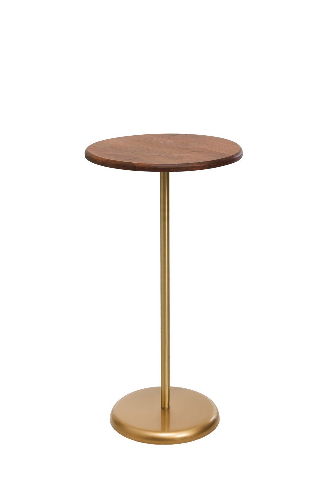 Table d'appoint - Gold / Walnut - R1164