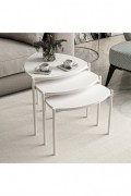 Table gigogne (3 pièces) - White - R1222