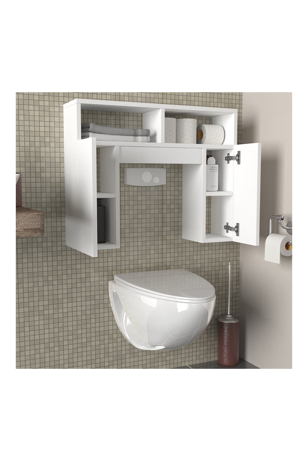 Armoire de toilette - White - N3908