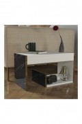 Table d'appoint - White / Gold / Black - H2830