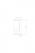 Armoire de toilette - Sapphire - Q3908