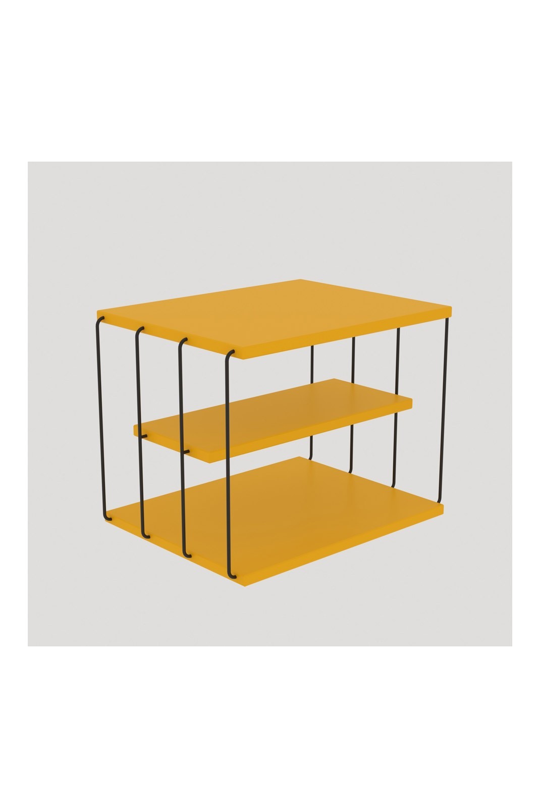 Table d'appoint - Yellow / Black - N2816