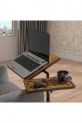 Bureau debout pour ordinateur portable - Atlantic Pine / Black - H2815