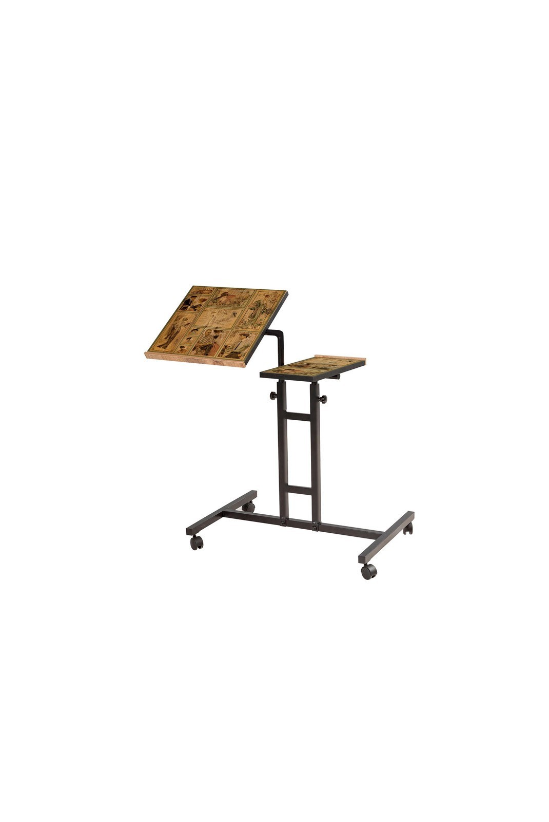 Bureau debout pour ordinateur portable - Atlantic Pine / Black - H2815