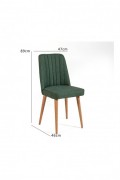 Chaise - Atlantic Pine / Green - L5126