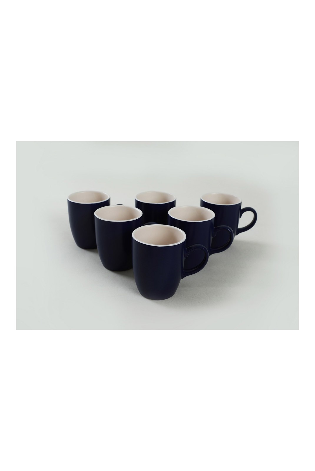 Ensemble de tasses (6 pièces) - Dark Blue / White - M1752