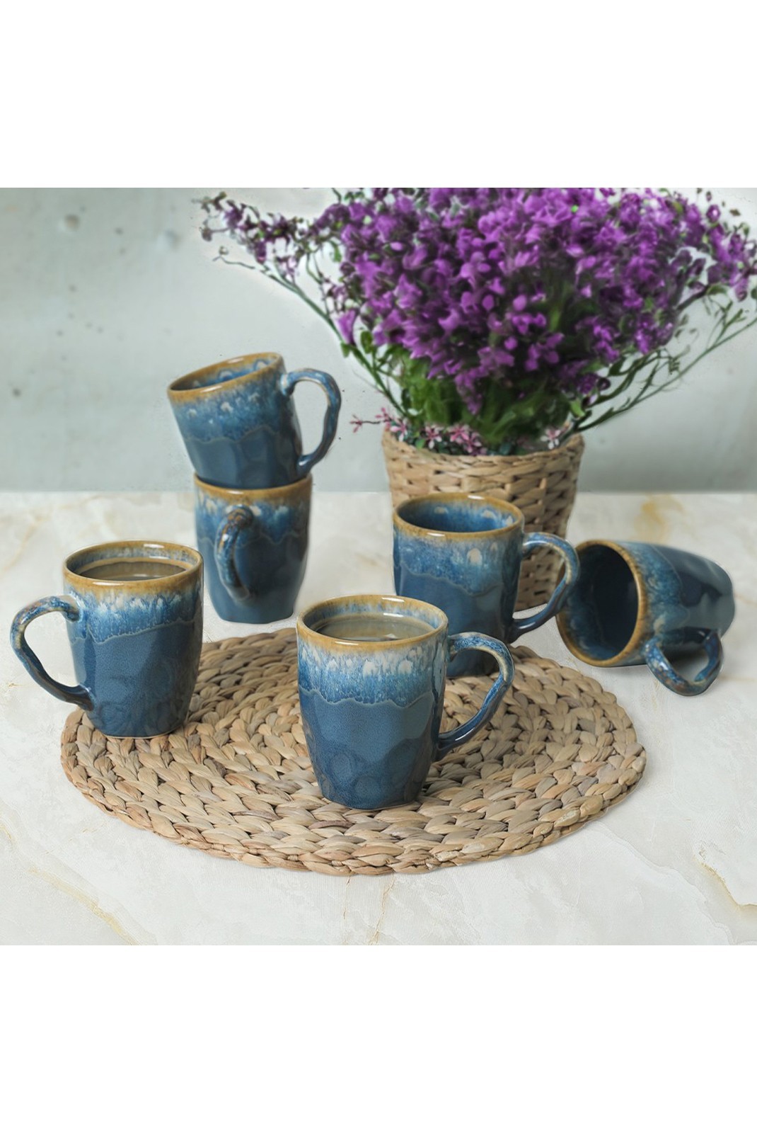 Ensemble de tasses (6 pièces) - Blue - M1997