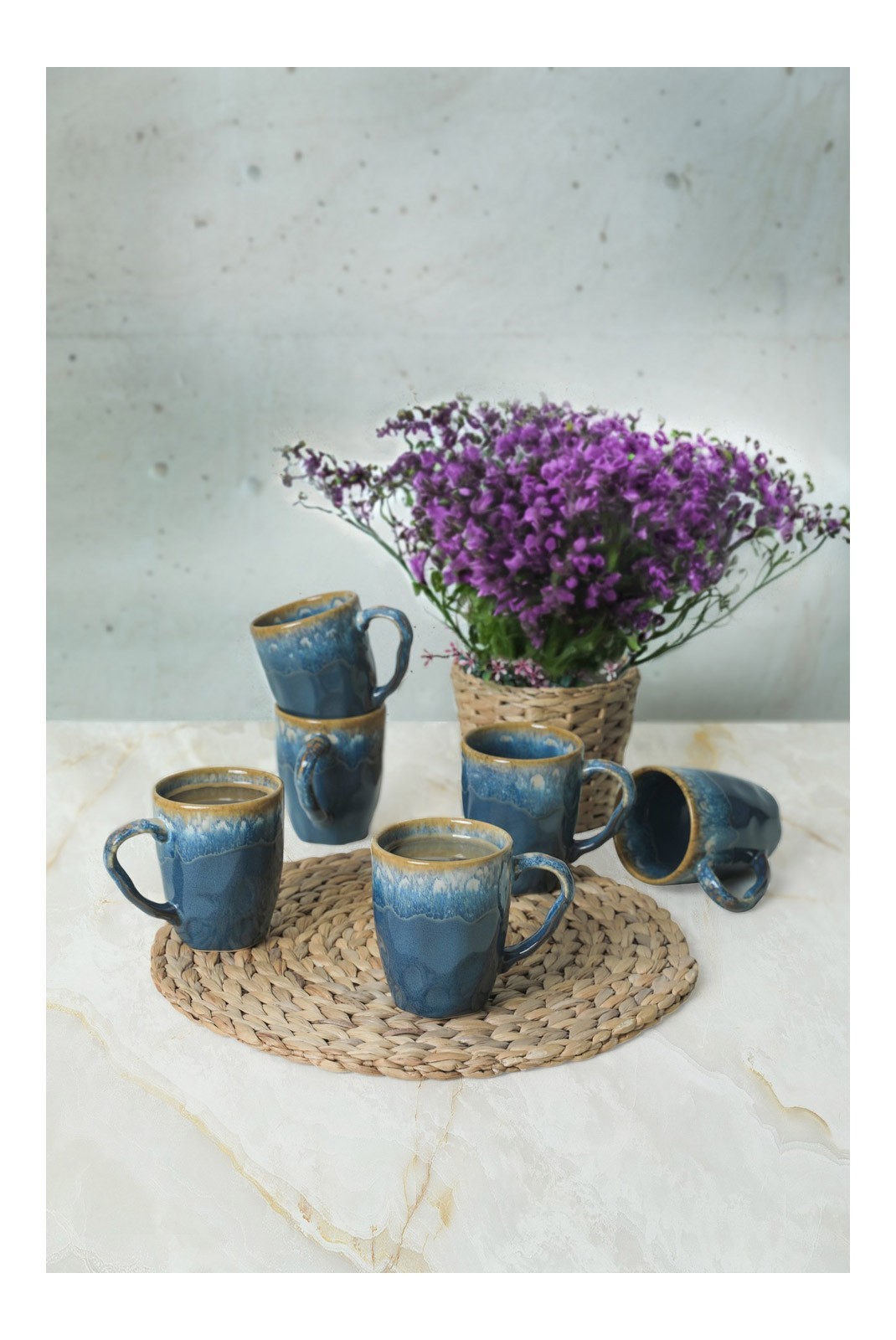 Ensemble de tasses (6 pièces) - Blue - M1997