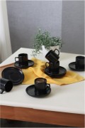 Ensemble de tasses à café (12 pièces) - Matte Black - M2256