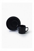 Ensemble de tasses à café (12 pièces) - Matte Black - M2256