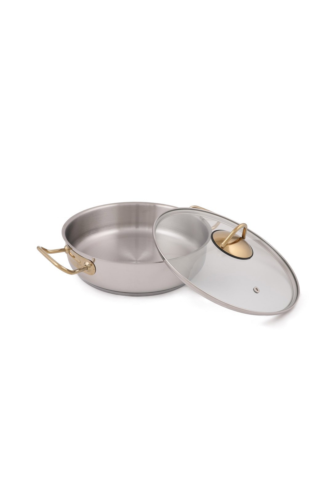 Ensemble de casseroles (2 pièces) - Silver / Gold - N1303