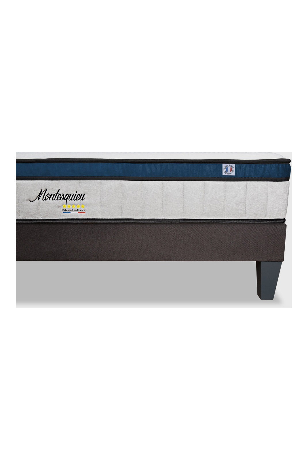 Matelas Montesquieu 90x190cm | Ressorts ensachés et Mémoite de forme