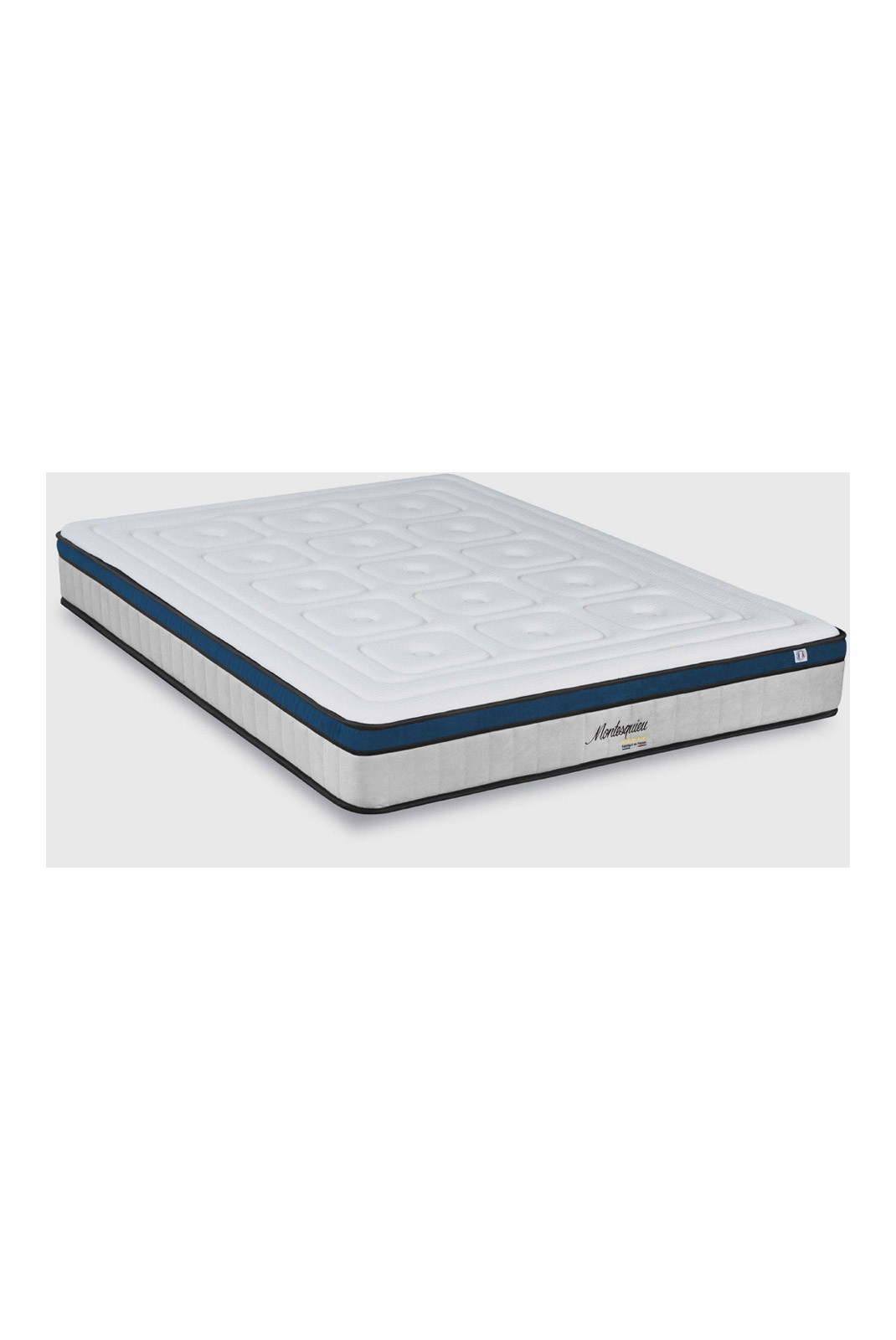 Matelas Montesquieu 140x190cm | Ressorts ensachés et Mémoite de forme