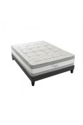 Ensemble Royal 5* 140x190 cm | Matelas Mémoire de forme + Sommier Bois