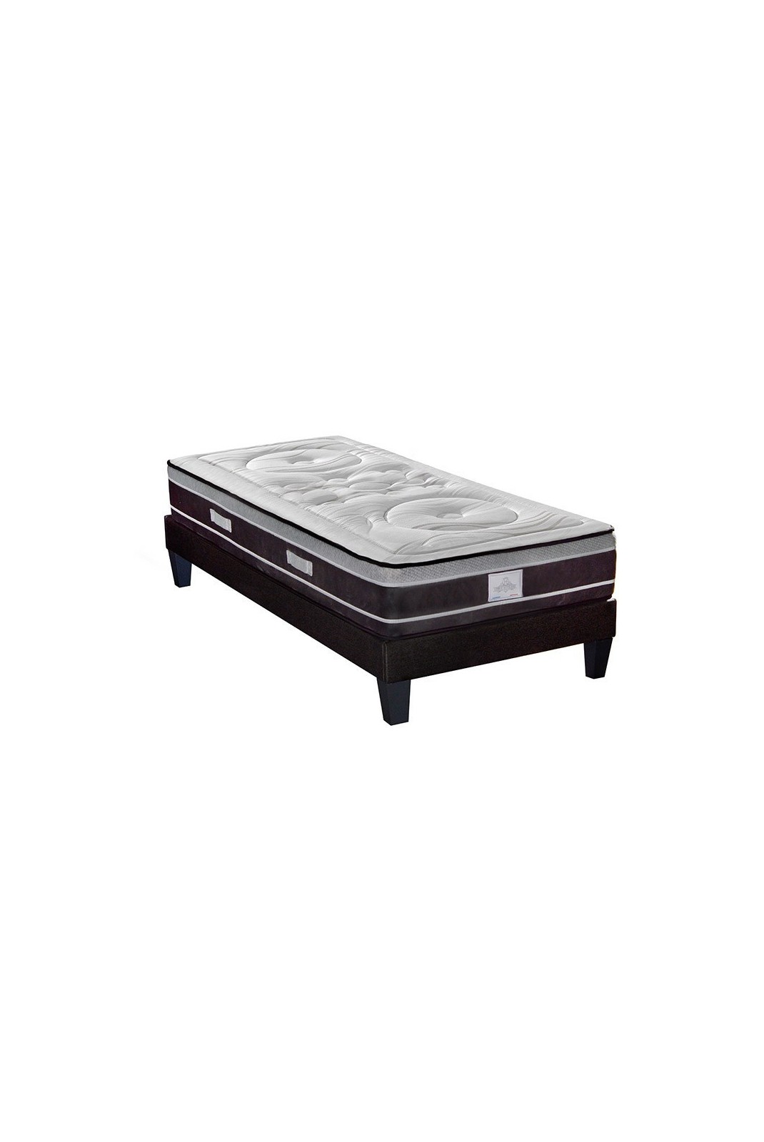 Ensemble Divin 90x190 cm | Matelas Ressorts ensachés + Sommier Bois