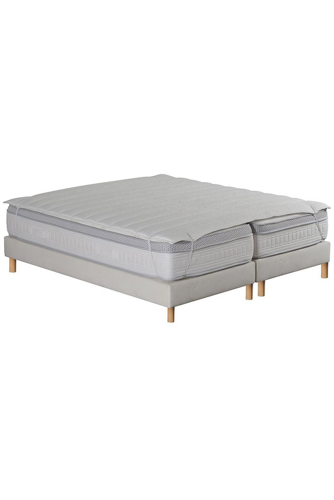 Surmatelas Wellness 80x200 cm | Fibres creuses