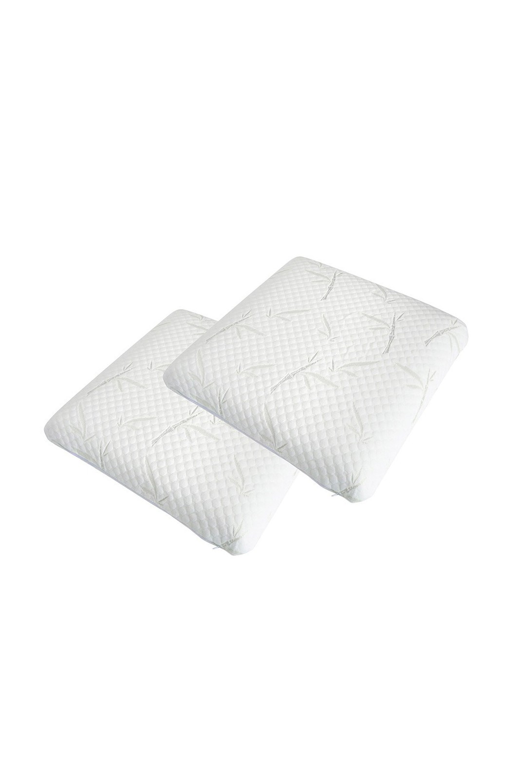 Lot de 2 oreillers 60x60 cm | Mémoire de forme