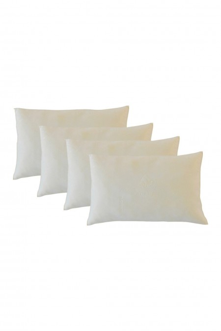 Lot de 4 Oreillers Flocons 30x50cm | Mémoire de forme