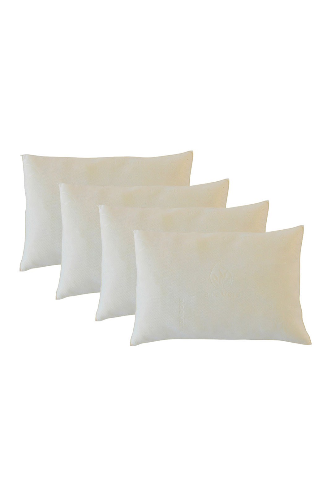 Lot de 4 Oreillers Flocons 50x70cm | Mémoire de forme